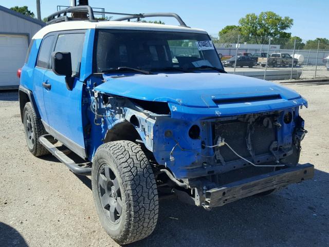 JTEBU11FX70002723 - 2007 TOYOTA FJ CRUISER BLUE photo 1