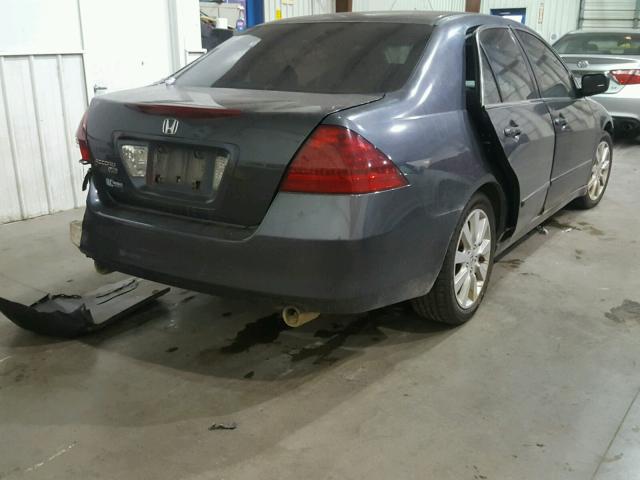 1HGCM66377A032102 - 2007 HONDA ACCORD LX BLACK photo 4