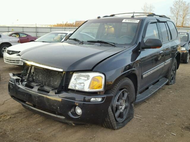 1GKDT13S652289171 - 2005 GMC ENVOY BLACK photo 2