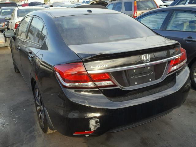 2HGFB2F9XFH536756 - 2015 HONDA CIVIC EXL შავი ფოტო 3
