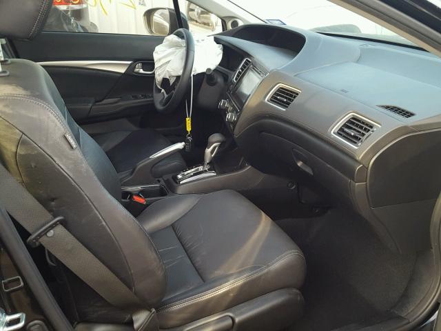2HGFB2F9XFH536756 - 2015 HONDA CIVIC EXL შავი ფოტო 5