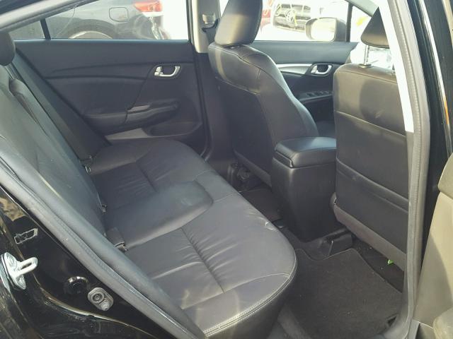 2HGFB2F9XFH536756 - 2015 HONDA CIVIC EXL შავი ფოტო 6