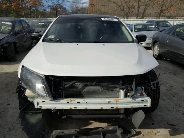 3FAHP0KC9BR131233 - 2011 FORD FUSION SPO WHITE photo 10