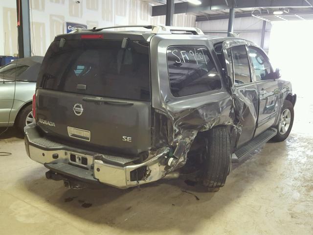 5N1AA08B66N724077 - 2006 NISSAN ARMADA SE GRAY photo 4