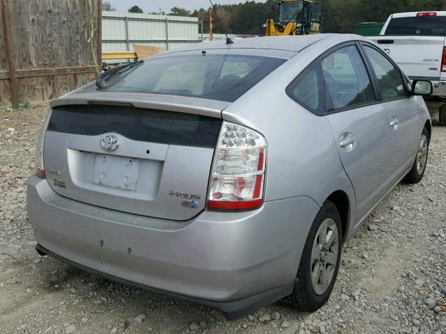 JTDKB20U467069811 - 2006 TOYOTA PRIUS SILVER photo 4