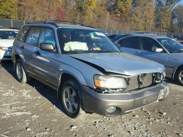 JF1SG65674H719490 - 2004 SUBARU FORESTER 2 SILVER photo 1