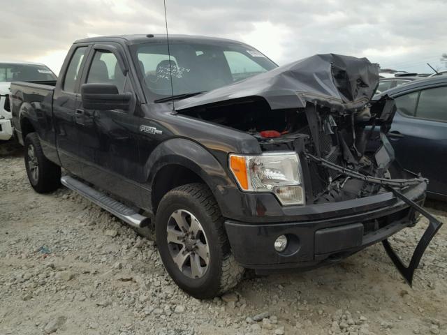 1FTFX1EFXDFA36810 - 2013 FORD F150 SUPER BLACK photo 1