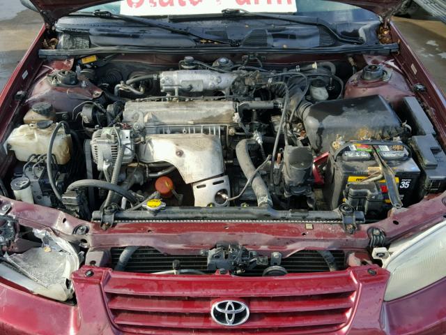 4T1BG22KXXU589443 - 1999 TOYOTA CAMRY CE BURGUNDY photo 7