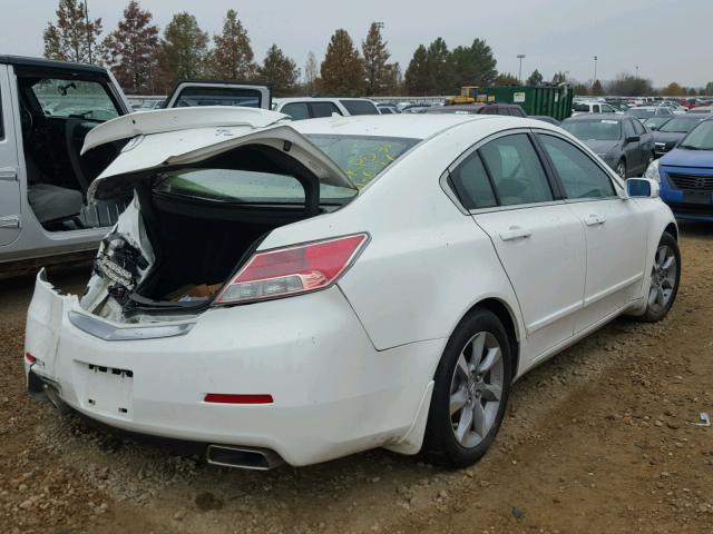 19UUA8F51CA040037 - 2012 ACURA TL WHITE photo 4