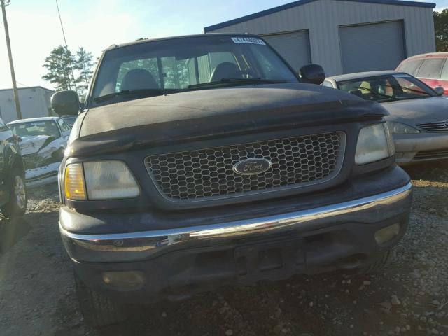 2FTRF18W0XCB19223 - 1999 FORD F150 BLACK photo 9