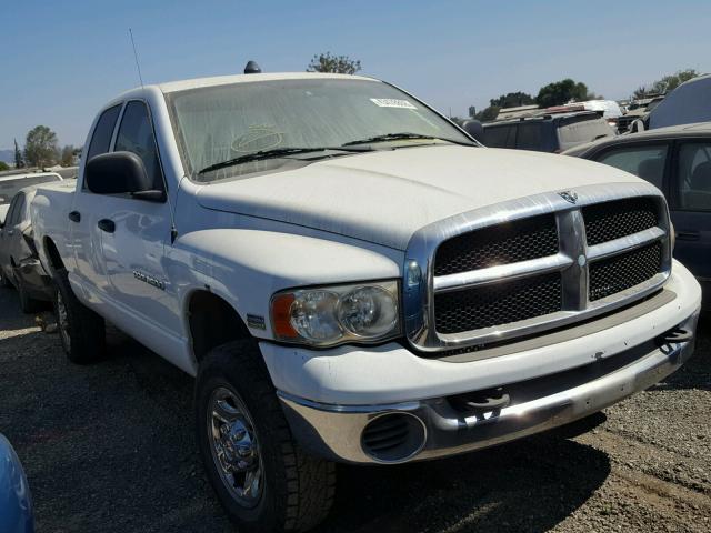 3D7KU28D64G206849 - 2004 DODGE RAM 2500 S WHITE photo 1