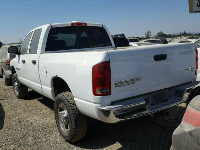 3D7KU28D64G206849 - 2004 DODGE RAM 2500 S WHITE photo 3