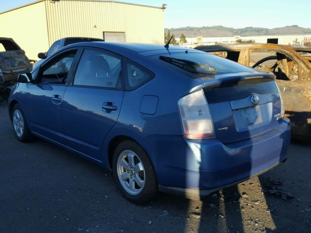 JTDKB20U487749677 - 2008 TOYOTA PRIUS BLUE photo 3