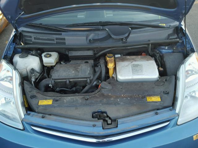 JTDKB20U487749677 - 2008 TOYOTA PRIUS BLUE photo 7