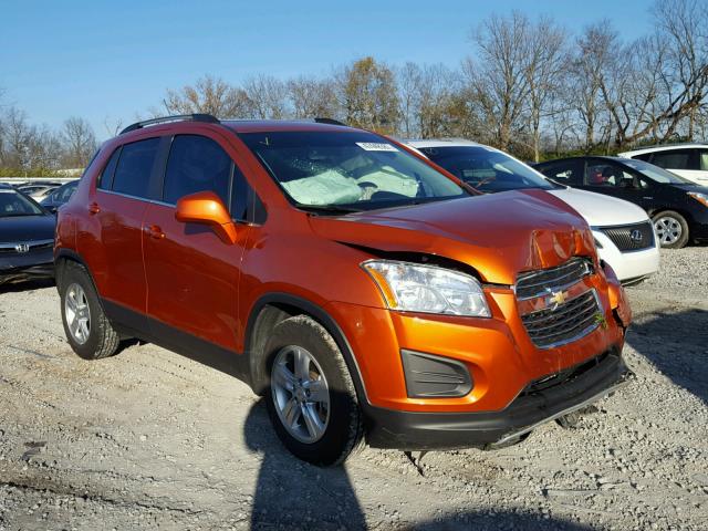 KL7CJLSB0FB140344 - 2015 CHEVROLET TRAX 1LT ORANGE photo 1