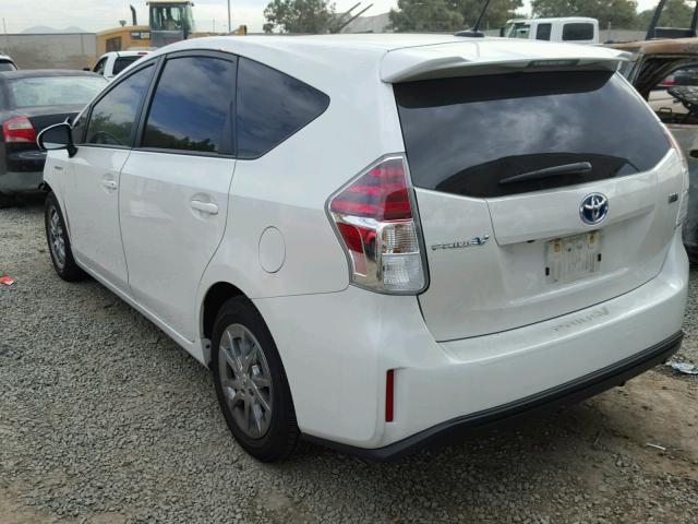 JTDZN3EU3GJ049509 - 2016 TOYOTA PRIUS V WHITE photo 3