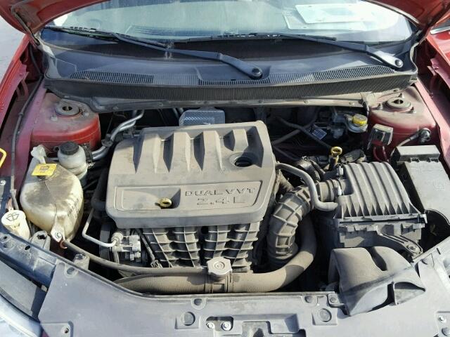 1C3LC46K48N120634 - 2008 CHRYSLER SEBRING LX RED photo 7