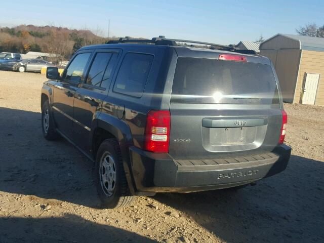 1J8FF28WX7D297917 - 2007 JEEP PATRIOT SP GRAY photo 3