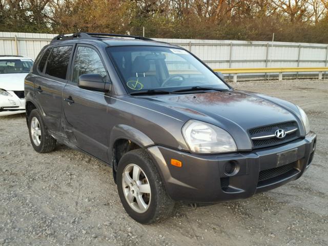 KM8JM12B27U532071 - 2007 HYUNDAI TUCSON GLS GRAY photo 1