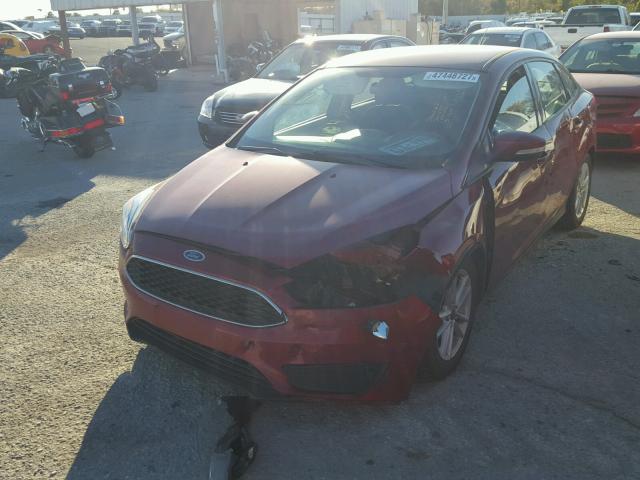 1FADP3F26FL210431 - 2015 FORD FOCUS SE RED photo 2