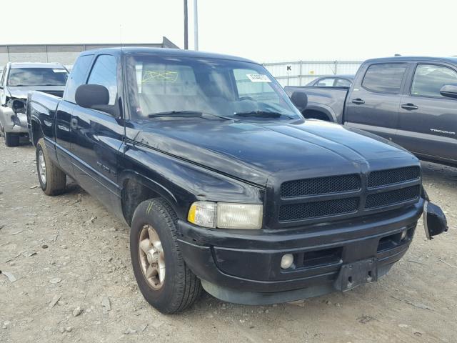 3B7HC13Y9VG804625 - 1997 DODGE RAM 1500 BLACK photo 1