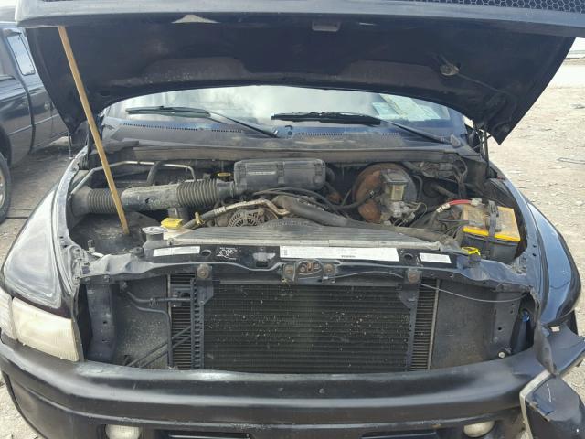 3B7HC13Y9VG804625 - 1997 DODGE RAM 1500 BLACK photo 7