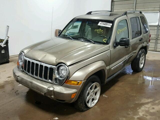 1J4GL58K96W180670 - 2006 JEEP LIBERTY LI TAN photo 2