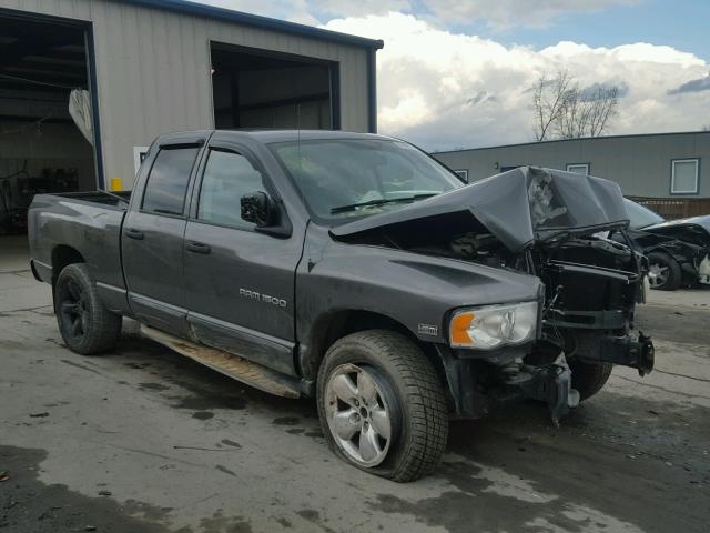 1D7HU18D74S667815 - 2004 DODGE RAM 1500 S GRAY photo 1