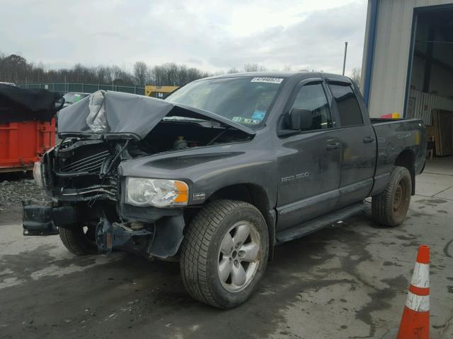 1D7HU18D74S667815 - 2004 DODGE RAM 1500 S GRAY photo 2