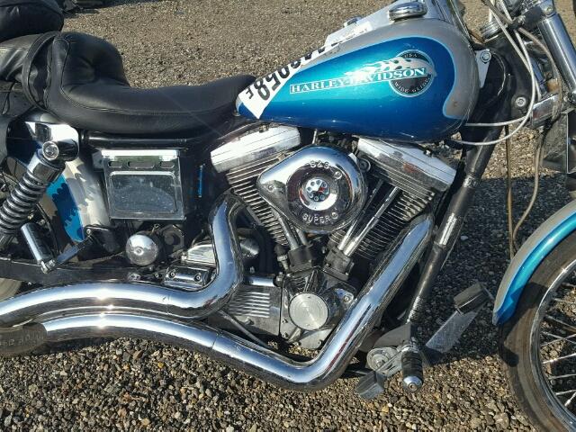 1HD1GEL18RY310444 - 1994 HARLEY-DAVIDSON FXDWG BLUE photo 7