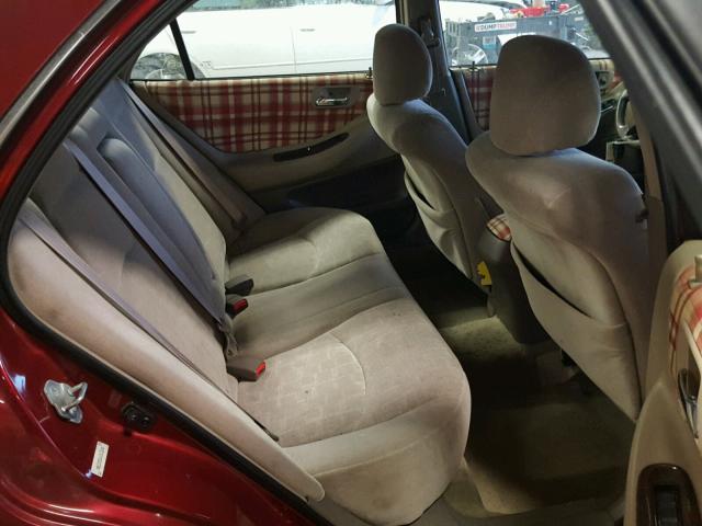 1HGCG55661A012640 - 2001 HONDA ACCORD EX RED photo 6