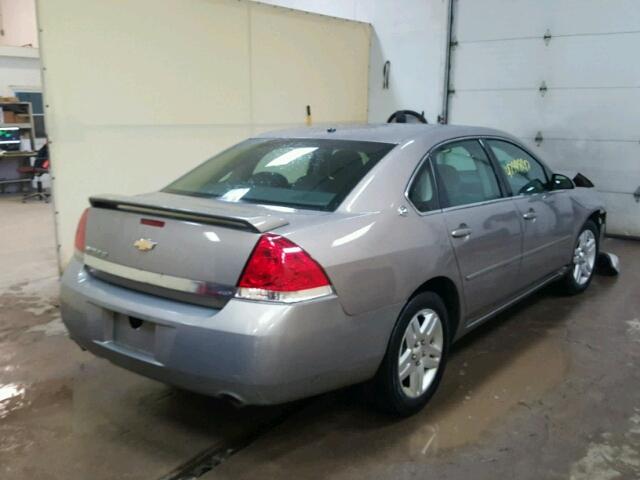 2G1WC581069181832 - 2006 CHEVROLET IMPALA LT TAN photo 4