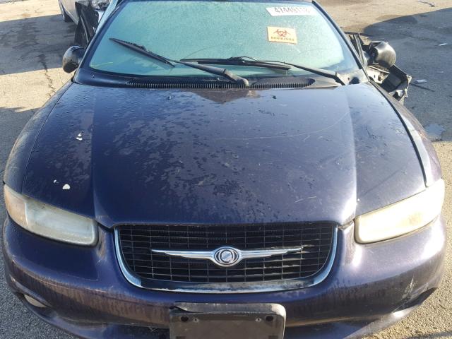 3C3EL55H6XT593731 - 1999 CHRYSLER SEBRING JX BLUE photo 7