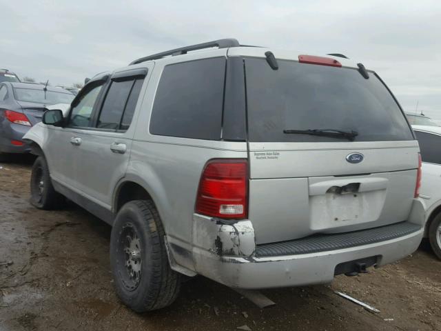 1FMZU62KX3ZA25237 - 2003 FORD EXPLORER X SILVER photo 3