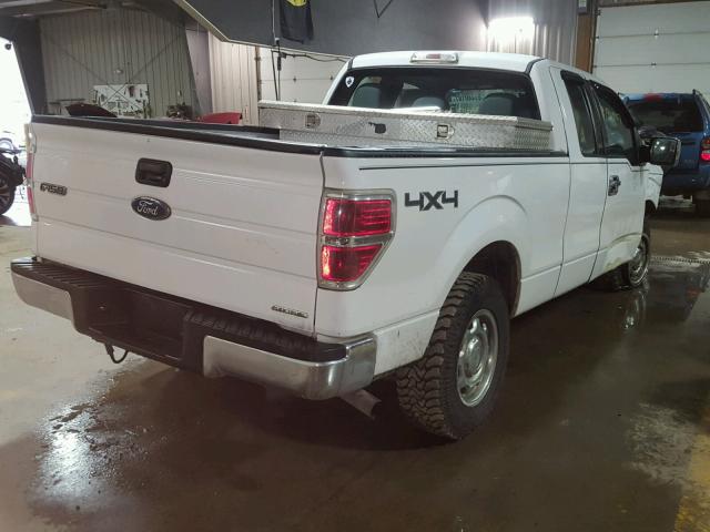 1FTFX1EF8BFC22455 - 2011 FORD F150 SUPER WHITE photo 4