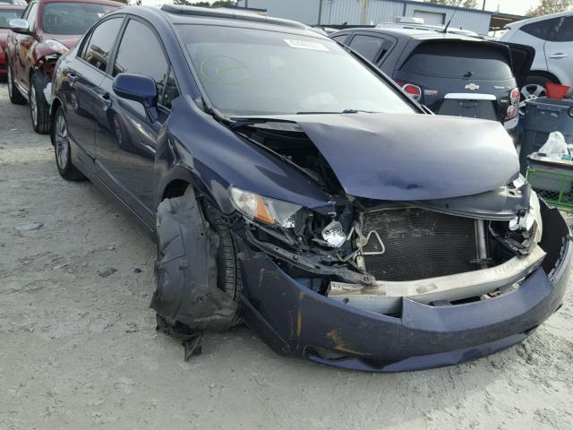 19XFA16819E026668 - 2009 HONDA CIVIC EX BLUE photo 1
