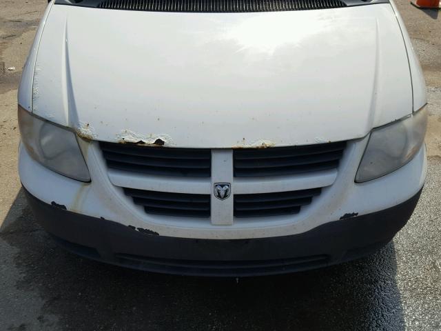 1D4GP21R45B284430 - 2005 DODGE CARAVAN C/ WHITE photo 7