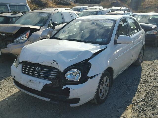 KMHCN46C19U331789 - 2009 HYUNDAI ACCENT GLS WHITE photo 2