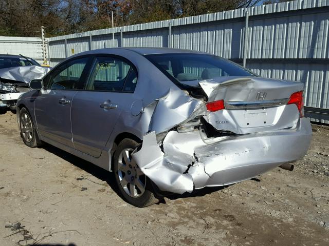 2HGFA165X9H518546 - 2009 HONDA CIVIC LX SILVER photo 3