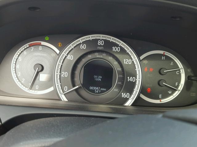 1HGCR2F91HA064530 - 2017 HONDA ACCORD EXL BURGUNDY photo 8