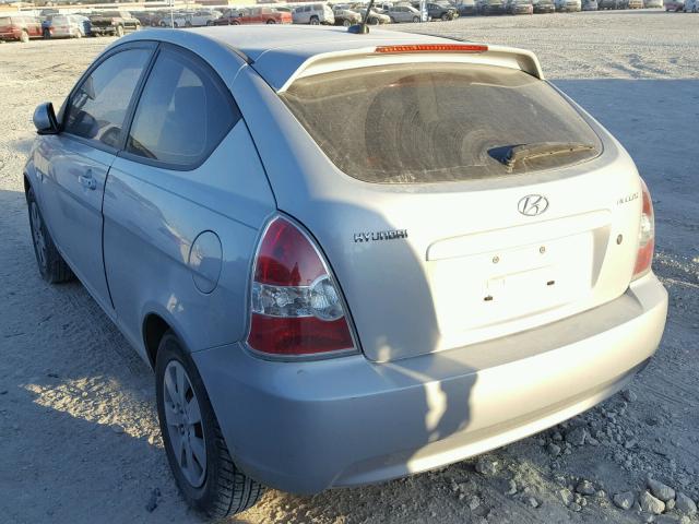 KMHCM3AC6BU197503 - 2011 HYUNDAI ACCENT GL SILVER photo 3