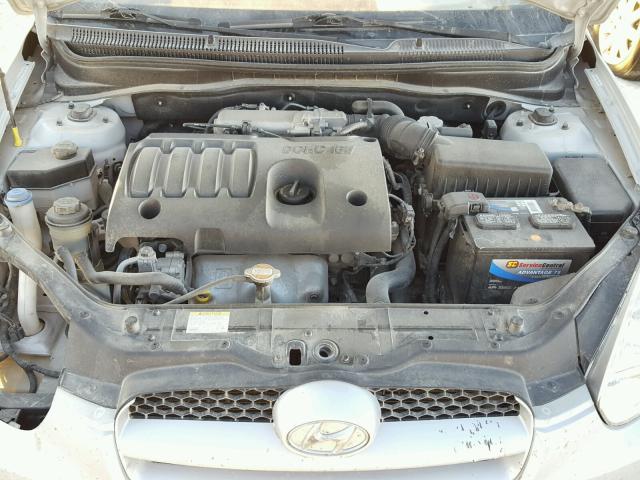 KMHCM3AC6BU197503 - 2011 HYUNDAI ACCENT GL SILVER photo 7