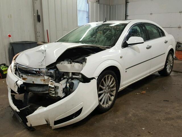 1G8ZV57787F181228 - 2007 SATURN AURA XR WHITE photo 2