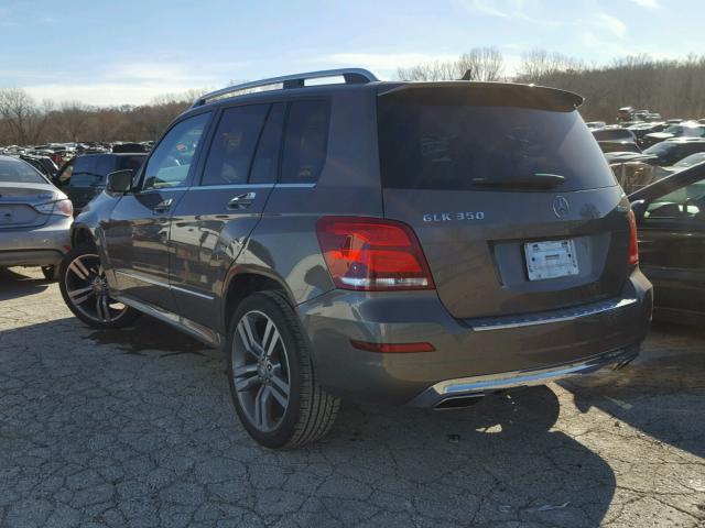 WDCGG8JB4DG070312 - 2013 MERCEDES-BENZ GLK 350 4M GRAY photo 3