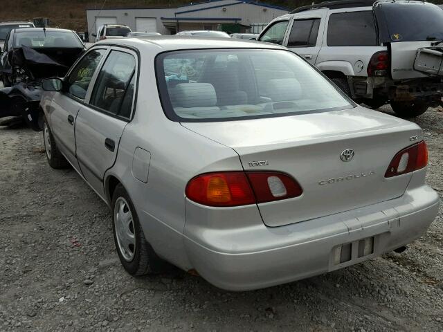 2T1BR12E7XC216599 - 1999 TOYOTA COROLLA VE SILVER photo 3