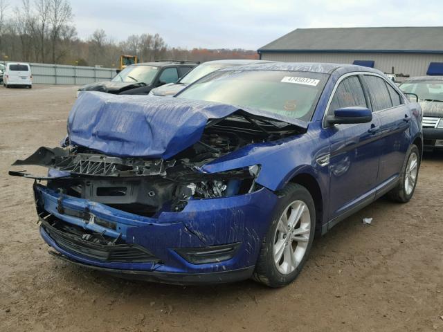 1FAHP2E86DG125693 - 2013 FORD TAURUS SEL BLUE photo 2