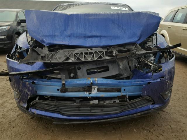 1FAHP2E86DG125693 - 2013 FORD TAURUS SEL BLUE photo 9