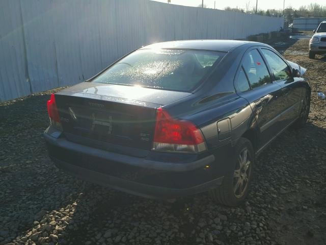 YV1RH59H442376212 - 2004 VOLVO S60 2.5T BLUE photo 4