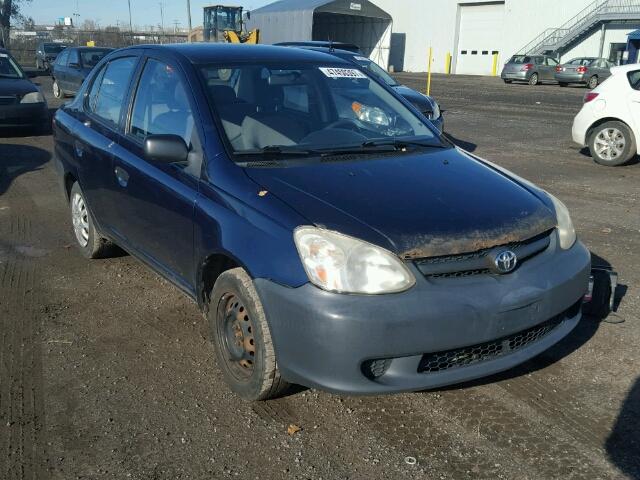 JTDBT123140332483 - 2004 TOYOTA ECHO BLUE photo 1