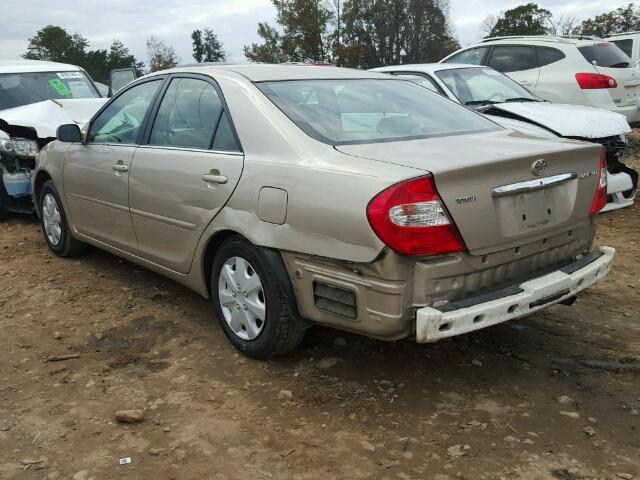 4T1BE32K24U886066 - 2004 TOYOTA CAMRY LE TAN photo 3